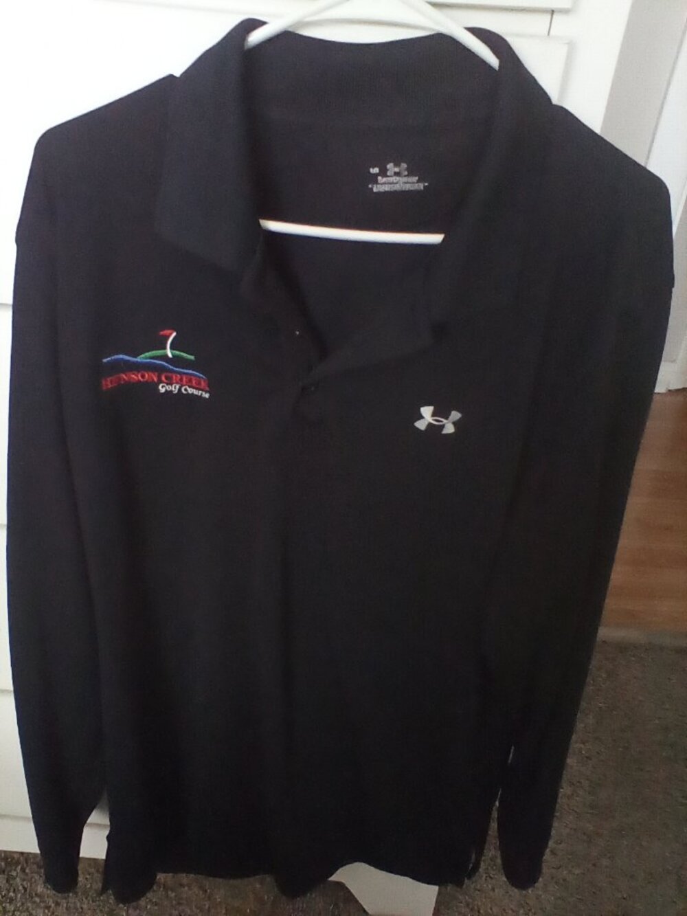 Mens Under Armour Longsleeve Golf Polo
